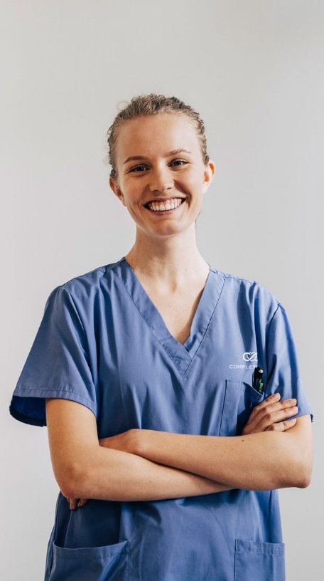 Smiling team member